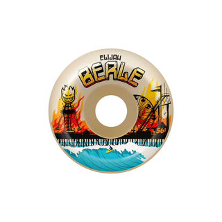 Spitfire Skateboard Wheels 53mm F4 99A Berle Heatwave OG Classic Natural
