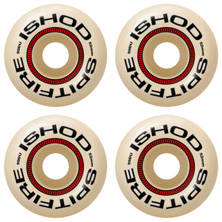 Spitfire Skateboard Wheels 52mm F4 99A Ishod Lock-In Classic Natural