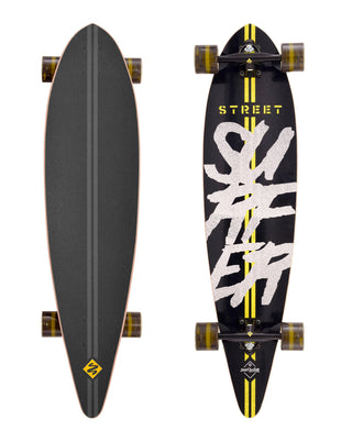 Street Surfing Longboard Road Line Pintail 9.6" x 40"