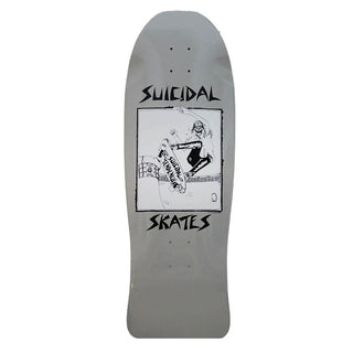 Dogtown Skateboard Deck SS Pool Skater 80s Grey 10.125" x 30.325"