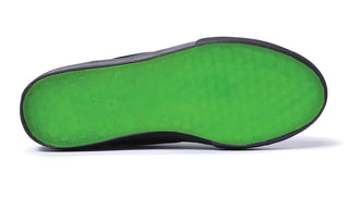 Lakai Skateboard Shoes Staple Yeah Right Black/UV Green Suede