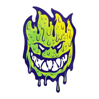 Spitfire Sticker Toxic Apocalypse Green 4"  x 6"