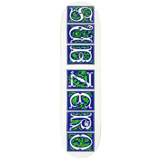 Sub Zero Skateboard Deck Vines White 8.25" x 32"
