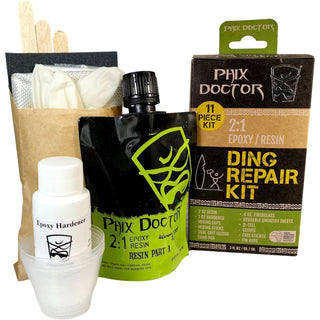 Phix Doctor Surfboard Repair Kit 2:1 Bio Epoxy Resin Kit for Surfboards SUP Ding 3oz