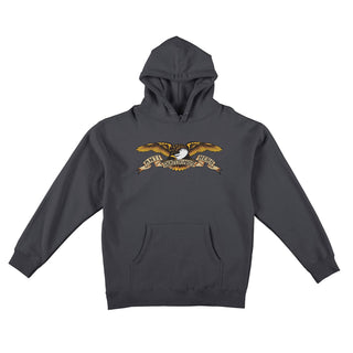 Anti Hero Skateboards Hoody Eagle Pullover Charcoal/Black Grey