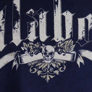 Billabong Youth Hoody Skull Logo Pullover Navy/Cream Kids