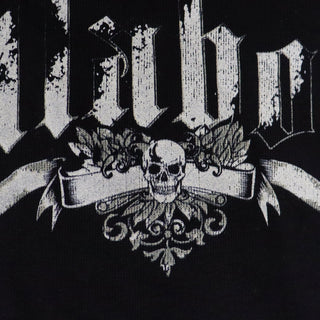 Billabong Youth Hoody Skull Logo Pullover Black/White Kids