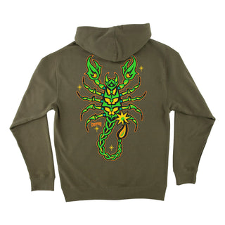 Creature Skateboard Sweatshirt Deadly Sands Zip Up Hoody Army