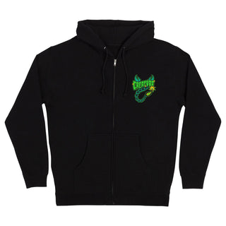 Creature Skateboard Sweatshirt Deadly Sands Zip Up Hoody Black