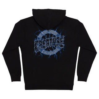 Creature Skateboard Sweatshirt Finest Strike Zip Up Hoody Black