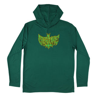 Creature Skateboards Hoody Gravette Hippie Skull 20th Sport Forest