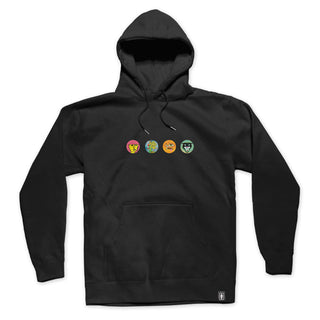 Girl Skateboards Hoody Legend Heads Black