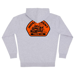 Independent Trucks Hoody Trucking Zip Heavyweight Grey Heather