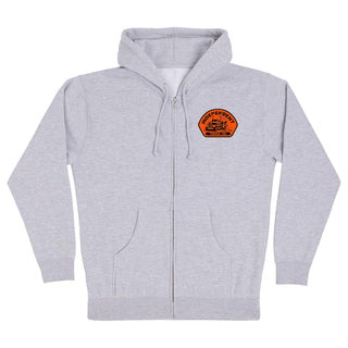 Independent Trucks Hoody Trucking Zip Heavyweight Grey Heather