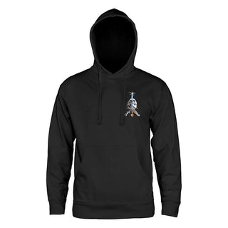 Powell Peralta Skateboard Hoody Skull and Sword Black