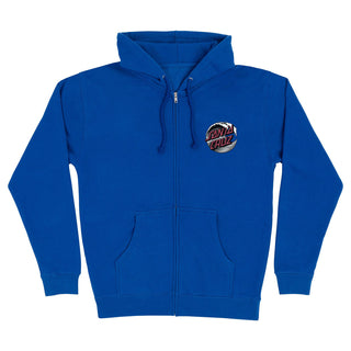 Santa Cruz Skateboards Hoody Wave Dot Zip Royal/Grey/Brick