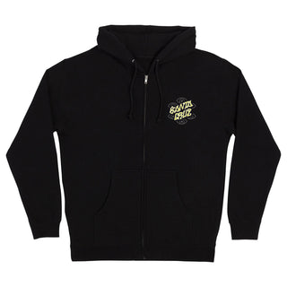 Santa Cruz Skateboards Hoody Salba Eyes Dot Zip Black