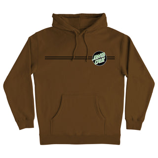 Santa Cruz Skateboards Hoody Other Dot Pullover Brown/Black Green