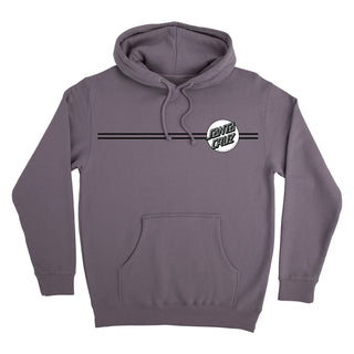 Santa Cruz Skateboards Hoody Other Dot Pullover Plum/White Silver