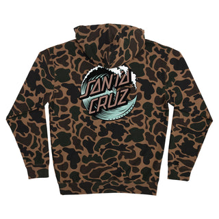 Santa Cruz Skateboards Hoody Wave Dot Pullover Duck Camo/Sea Foam
