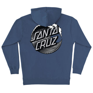 Santa Cruz Skateboards Hoody Wave Dot Pullover Storm Blue/Shadow