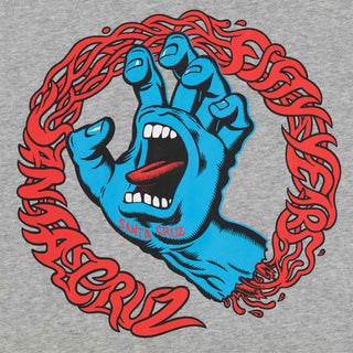 Santa Cruz Skateboards Hoody Screaming 50 Pullover Heather Grey