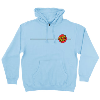 Santa Cruz Skateboards Hoody Classic Dot Pullover Blue Aqua