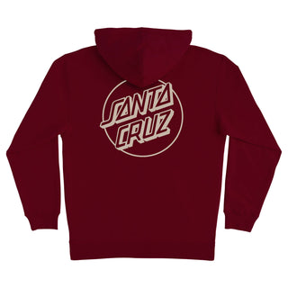Santa Cruz Skateboards Hoody Opus Dot Maroon/ Tan