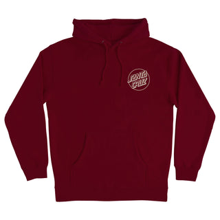 Santa Cruz Skateboards Hoody Opus Dot Maroon/ Tan