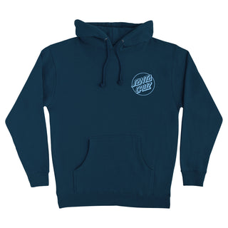 Santa Cruz Skateboards Hoody Opus Dot Pullover Navy/Sky Blue