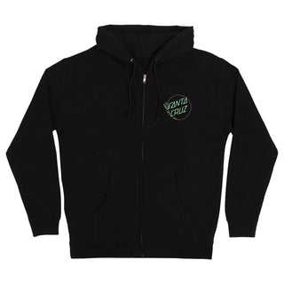 Santa Cruz Skateboards Hoody Winkowski Dope Planet 2 Dot Zip Black