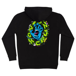 Santa Cruz Skateboard Sweatshirt Slime Scream Pullover Hoody Black