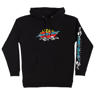 Santa Cruz Skateboards Hoody Salba Voodoo Pit Pullover Black