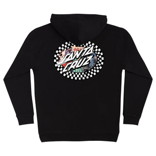 Santa Cruz Skateboards Hoody Collage Oval Dot Pullover Black