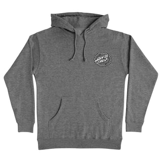 Santa Cruz Skateboards Hoody Collage Oval Dot Pullover Gunmetal Heather
