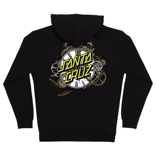 Santa Cruz Skateboards Hoody Grabke Exploding Dot Zip Black
