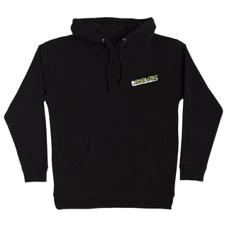 Santa Cruz Skateboards Hoody Damaged Hand Pullover Black