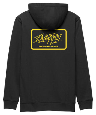 Slappy Trucks Hoody Throwback Zip Black