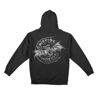 Spitfire Wheels Hoody Batwing Classic Pullover Black/White Black