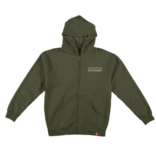 Spitfire Wheels Hoody Inferno KTUL Zip Premium Army/Black/White Green