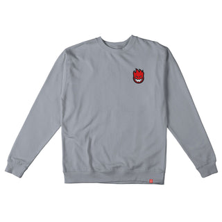 Spitfire Wheels Sweatshirt Lil Bighead Fill Crewneck Cement/Red/Black/White Grey