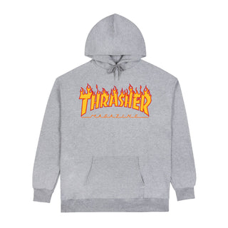 Thrasher Magazine Hoodie Flame Grey
