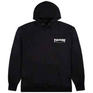 Thrasher Skateboard Sweatshirt Little Thrasher Hoodie Black