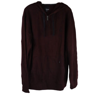 Volcom Skateboard Hoodie Slapdit Slim Zip Maroon