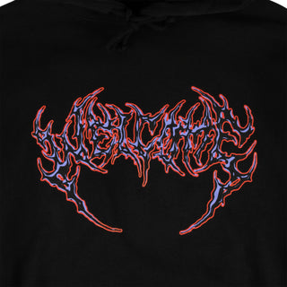 Welcome Skateboard Sweatshirt Fang Black/Purple/Red