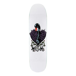Welcome Skateboard Deck Black Swan on Son of Moontrimmer White 8.25" x 32.15"