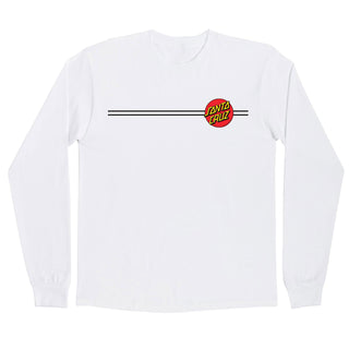 Santa_Cruz_Classic_Dot_Longsleeve_Shirt_White_Front