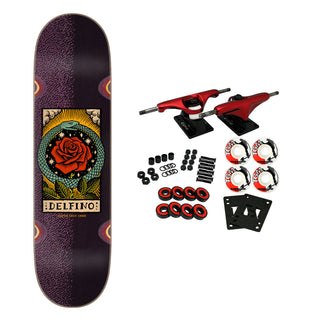 Santa Cruz Skateboard Complete Delfino Ouroboros 8.25" x 31.6"