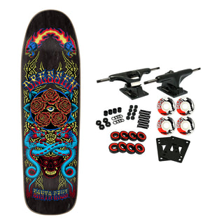 Santa Cruz Skateboard Complete Dressen Rose Crew Five 9.3" x 32.36"