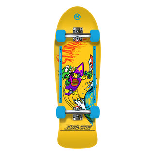 Santa Cruz Skateboard Complete Meek OG Slasher Reissue Yellow 10.1" x 31.13"